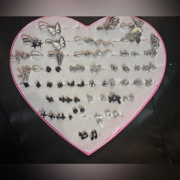 Women silver plated Finger Rings, For Party Mix Style Jewelry. - Picture 8 of 9